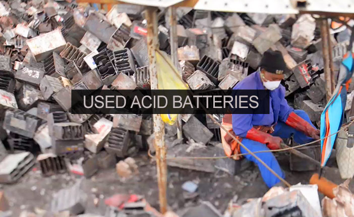 Used Acid Batteries