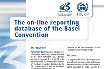 Electronic reporting system of the Basel Convention